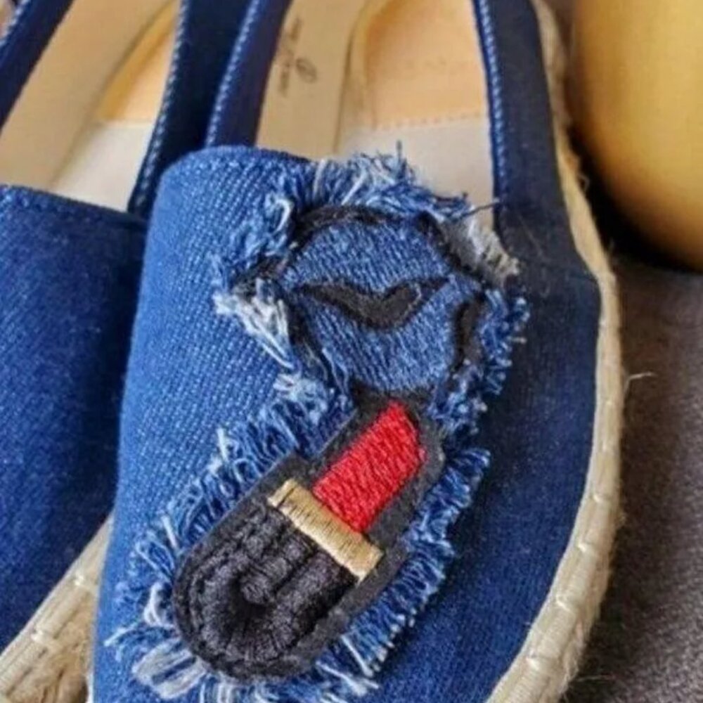 Bella Marie Lip‎ Stick Espadrilles size 6 - Picture 7 of 12